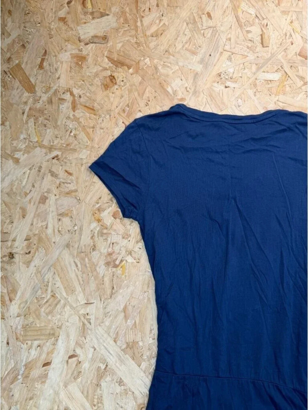 Polo Ralph Lauren Womens Dress S Blue Cotton Short Sleeve Tie Waist Knit Casual
